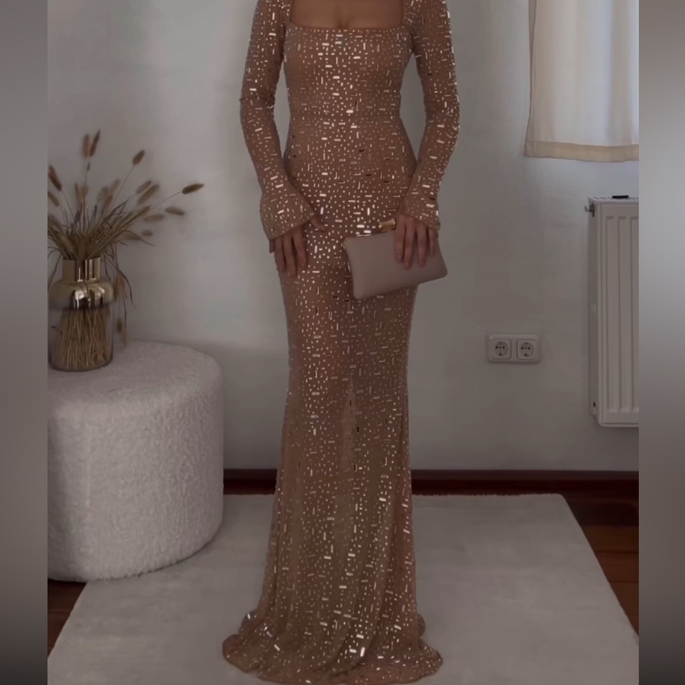 Oh Polly Evening Embellished Gown